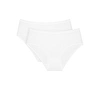 TRIUMPH SENSE OF COTTON MIDI 2P Damenslip, weiß, größe 40