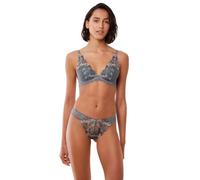 Triumph Slip Sensual Spotlight Highleg Brazilian Damen Spitze bestickt Grau (pebble grau) Gr. 40