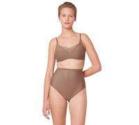 Shapingstring TRIUMPH "Shape Smart", Damen, Gr. S, braun (toasted almond), Microtouch, Obermaterial: 54% Elasthan, 46% Polyamid, unifarben, körpernah, Unterhosen, formend, leicht, nahtlos, elastisch,