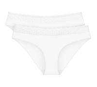 Slip TRIUMPH "Feel of Modal Tai 2P", Damen, Gr. M, weiß, Obermaterial: 87% Modal, 13% Elasthan, Unterhosen, sehr weich (44611359-M) weiß
