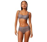 Triumph - Balconette-BH - Grey 080 - Body Make-up Illusion Lace - Unterwäsche für Frauen