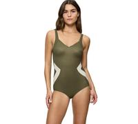 Triumph Badeanzug "Summer Allure" in Khaki - Größe 44E-Cup | Damen Bademode