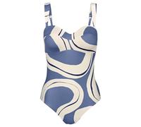 Triumph Damen Summer Allure OPD One Piece Swimsuit, Blue Combination, 38E