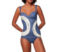Triumph Damen Summer Allure WP Tankini Tankini Top, Blue Combination, 38D