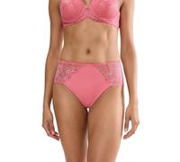 Maxislip TRIUMPH "Wild Peony Florale", Damen, Gr. 46, rosa (wild rose), Microtouch, Obermaterial: 38% Polyamid, 36% Modal, 26% Elasthan, körpernah, Unterhosen, mit floraler Spitze, hoch tailliert (612