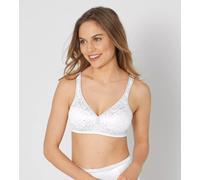 Triumph BH Damen Elegant Cotton N ohne Bügel Weiß Größe 80B