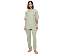 Triumph Endless Comfort PK SSL 10 CO/MD, Pyjama-Set Damen, Mehrfarbig (Green - Light Combination), 42