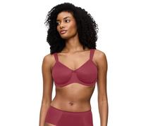 Minimizer-BH TRIUMPH "Essential Minimizer", Damen, Gr. 70, Cup E, sweet marsala, Microtouch, Obermaterial: 70% Polyamid, 30% Elasthan, BHs Minimizer-BH, schimmerndes Jacquard-Muster, mit Bügel, kleine
