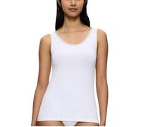 Triumph Feel Of Cotton Tank Top Weiß Baumwolle 42 Damen