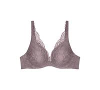 Schalen-BH TRIUMPH "Body Make-Up Illusion Lace WP" Gr. 70, Cup D, grau (pigeon grey) Damen BHs (13074138-70) pigeon grey