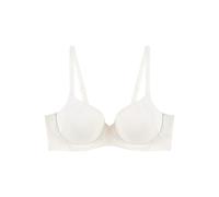 Bügel-BH TRIUMPH "Body Make-up Soft Touch WP EX", Damen, Gr. 80, Cup B, weiß (vanille), Microtouch, Obermaterial: 57% Polyamid, 29% Elasthan, 14% Polyester, Basic, BHs Bügel-BH, atmungsaktiv und feuch