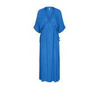 Strandkleid TRIUMPH, Damen, Gr. 38, N-Gr, very blau, Web, Obermaterial: 100% Viskose, bequem lang, tiefer V-Ausschnitt, Kleider Strandkleid, mit tiefem V-Ausschnitt und halb langem Arm (86222841-38) v