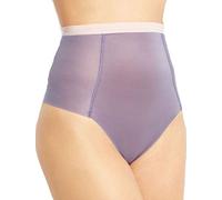 Triumph Light Sensation Highwaist High Rise Damen String Gr. 38, Blau (Porcelain Blue)