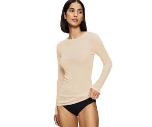Triumph Longsleeve "Beauty Layers" in Beige - Größe L | Damen Tops