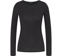 Langarmshirt TRIUMPH "Beauty Layers LSL Top Wool", Damen, Gr. L, schwarz, Single Jersey, Obermaterial: 100% Wolle, hüftbedeckend, Rundhals, Shirts Langarmshirt, weiche Wolle, langärmelig, in Single-Je
