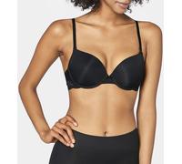 Triumph Damen Bügel-BH Lovely Micro – Halbschale & Push-up – Schwarz 85C