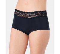 Triumph Damen Spitzen-Unterhose Lovely Micro Short, aus Mikrofaser, S, Schwarz