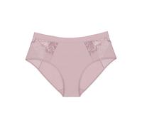 Maxislip TRIUMPH "Wild Azalea Florale", Damen, Gr. 42, rosa (sophia), Microtouch, Obermaterial: 82% Polyamid, 18% Elasthan, körpernah, Unterhosen, Spitze, hochgeschnitten, Satin-Einfassung, elastisch