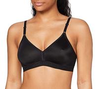 Bügelloser BH TRIUMPH "Micro Fun", Damen, Gr. 90, Cup C, schwarz, Microtouch, Obermaterial: 82% Polyamid, 18% Elasthan (LYCRA), BHs, nahtlos vorgeformte Cups, Topseller (530922-90) schwarz