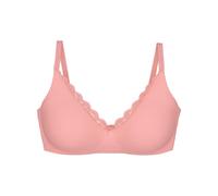 Minimizer-BH TRIUMPH "Amourette N01", Damen, Gr. 100, Cup D, cherry rose, Microtouch, Obermaterial: 75% Polyamid, 25% Elasthan, BHs Minimizer-BH, mit Spitzendetails und ohne Bügel (74377606-100) cherr