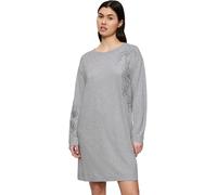 Nachthemd TRIUMPH "Endless Comfort NDK 01 LSL", Damen, Gr. 40, N-Gr, grau (dunkelgrau melange), Single Jersey, Obermaterial: 50% Baumwolle, 50% Modal, Kleider Nachthemd, weich und gemütlich (94948941-