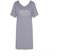 Triumph Nightdresses Nachthemd (Strickware), Kurzarm 10 CO/MD grau - 44