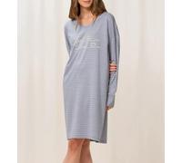 Triumph Nightdresses Nachthemd (Strickware), Langarm 10 CO/MD light grey melange - 36