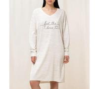 Triumph Nightdresses Nachthemd (Strickware), Langarm 10 CO/MD weiss - 44