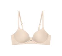 Push-up-BH TRIUMPH "Pure Micro", Damen, Gr. 80, Cup D, cameo beige, Microtouch, Obermaterial: 47% Polyamid, 35% Polyester, 18% Elasthan, Basic, BHs Push-up-BH, nahezu unsichtbar, weich, Multiway-Träge