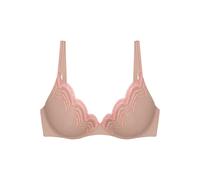 Push-up-BH TRIUMPH "Comfort Glam WHU", Damen, Gr. 80, Cup D, desert sand, Spitze, Obermaterial: 46% Polyester, 41% Polyamid, 13% Elasthan, BHs Push-up-BH, Comfort Wire (40011349-80) desert sand