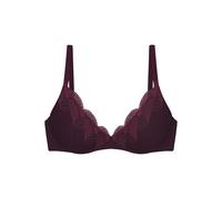 Push-up-BH TRIUMPH "Comfort Glam WHU", Damen, Gr. 80, Cup D, claret, Spitze, Obermaterial: 46% Polyester, 41% Polyamid, 13% Elasthan, BHs Push-up-BH, Comfort Wire (28348506-80) claret