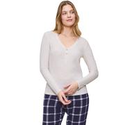 Triumph Pyjama-Oberteil in Creme - Größe 42 | Damen Tops