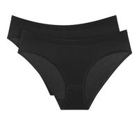 TRIUMPH SENSE OF COTTON TAI 2P Damenslip, schwarz, größe 44