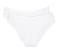 TRIUMPH SENSE OF COTTON TAI 2P Damenslip, weiß, größe 42