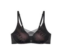 Bügelloser BH TRIUMPH "Shape Smart Ellipse P", Damen, Gr. 4, N-Gr, schwarz, Microtouch, Obermaterial: 48% Polyamid, 27% Polyester, 25% Elasthan, feminin, BHs, glättend und schmeichelnd (97191468-4) sc