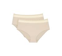 Triumph Women's Feel of Modal Midi 2P Unterwäsche, Creamy Dream, L