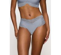 Slip TRIUMPH "Lift Smart Bandeau Maxi EX" Gr. L, blau (eggshell blue) Damen Unterhosen Klassische Slips Stretch-Spitze (38604720-L) eggshell blue