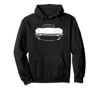 Triumph Spitfire 1960er British Classic Car White Pullover Hoodie