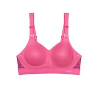 Sport-BH TRIACTION BY TRIUMPH "Triaction Hybrid Lite P EX", Damen, Gr. 85, Cup A, rosa (glam pink), Single Jersey, Obermaterial: 46% Polyamid, 36% Polyester, 18% Elasthan, BHs, atmungsaktiv und extrem
