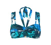 Triumph Summer Fleur DP, Bikini Top Damen, Mehrfarbig (Turquoise - Dark Combination), 40