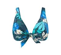 Triumph Summer Fleur W, Bikini Top Damen, Mehrfarbig (Turquoise - Dark Combination), 46