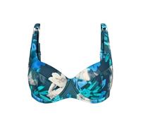 Triumph Summer Fleur WP 01, Bikini Top Damen, Mehrfarbig (Turquoise - Dark Combination), 40