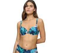 Triumph Summer Fleur WP, Bikini Top Damen, Mehrfarbig (Turquoise - Dark Combination), 36