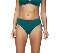 Bikini-Hose TRIUMPH "Summer Mix & Match Midi 03 sd", Damen, Gr. 36, N-Gr, mystic sea, Microfaser, Obermaterial: 84% Polyamid, 16% Elasthan, modisch, Badehosen, verstellbare seitliche Schnürung (516431