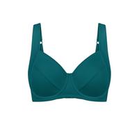 Bügel-Bikini-Top TRIUMPH "Summer Mix & Match W 01 sd", Damen, Gr. 38, Cup C, mystic sea, Microfaser, Obermaterial: 80% Polyamid, 20% Elasthan, modisch, Bikini-Oberteile, Power-Mesh für größere Cups (2