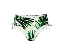 Bikini-Hose TRIUMPH "Summer Palm Maxi", Damen, Gr. 38, N-Gr, grün combination, Microfaser, Obermaterial: 55% Polyamid, 45% Elasthan, Badehosen Bikini-Hose, weich und formend (93493046-38) grün combina