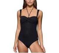 Badeanzug TRIUMPH "Summer Twist OPD", Damen, Gr. 40, Cup E, schwarz, Microfaser, Obermaterial: 77% Polyamid, 23% Elasthan, elegant, Badeanzüge, Eleganz und Komfort (33151456-40) schwarz