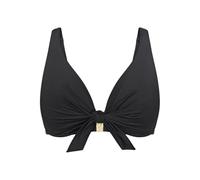 Bügel-Bikini-Top TRIUMPH "Summer Twist W", Damen, Gr. 44, Cup B, schwarz, Obermaterial: 77% Polyamid, 23% Elasthan, elegant, Bikini-Oberteile, mit tiefem Ausschnitt (15764728-44) schwarz