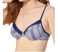Triumph Summer Waves Underwire Bikini Bra Blau Muster C 38 Damen