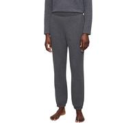 Loungehose TRIUMPH "Cozy Comfort Trouser Quilted 01", Damen, Gr. 40, N-Gr, grau (dunkelgrau melange), Steppware, Obermaterial: 97% Polyester, 3% Elasthan, lang, Hosen Loungehose, weich und gemütlich,